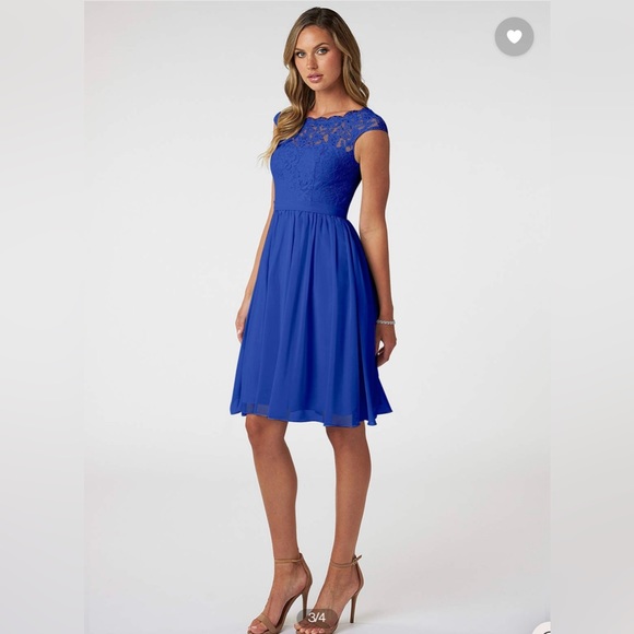 Azazie Shivani bridesmaid dress size A4 - Picture 2 of 4